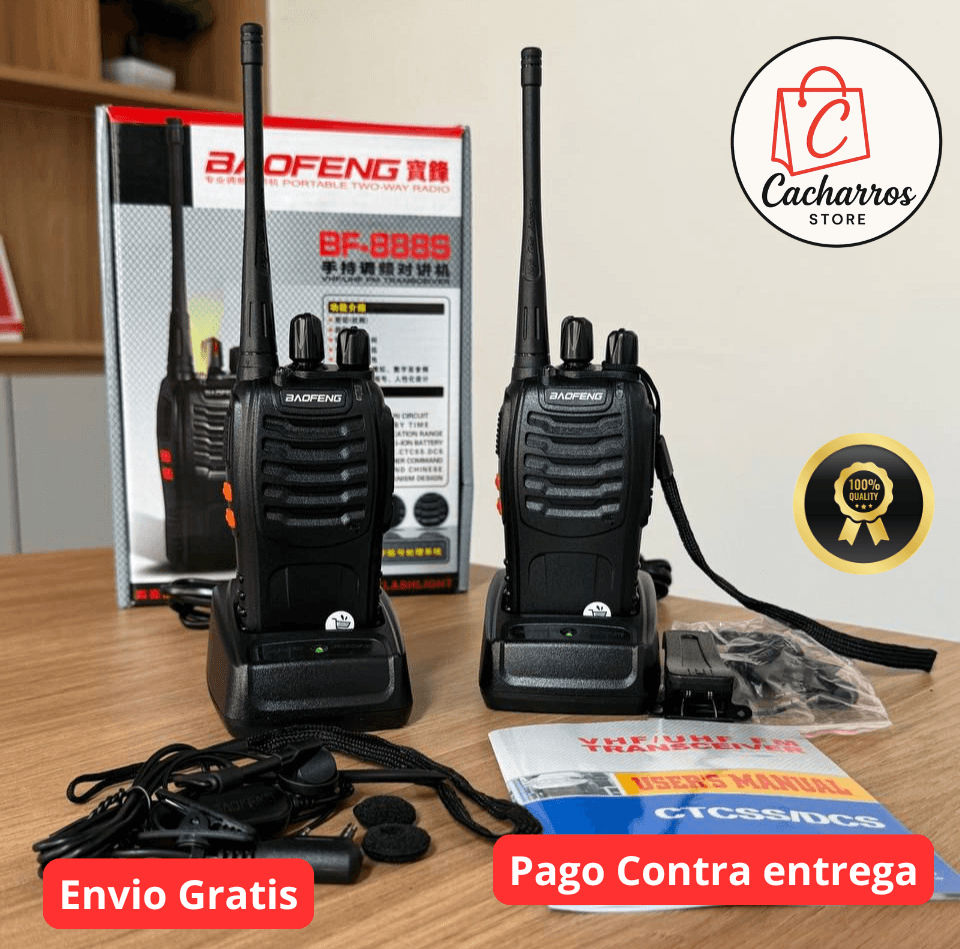 2 Radios Baofeng 888S Originales