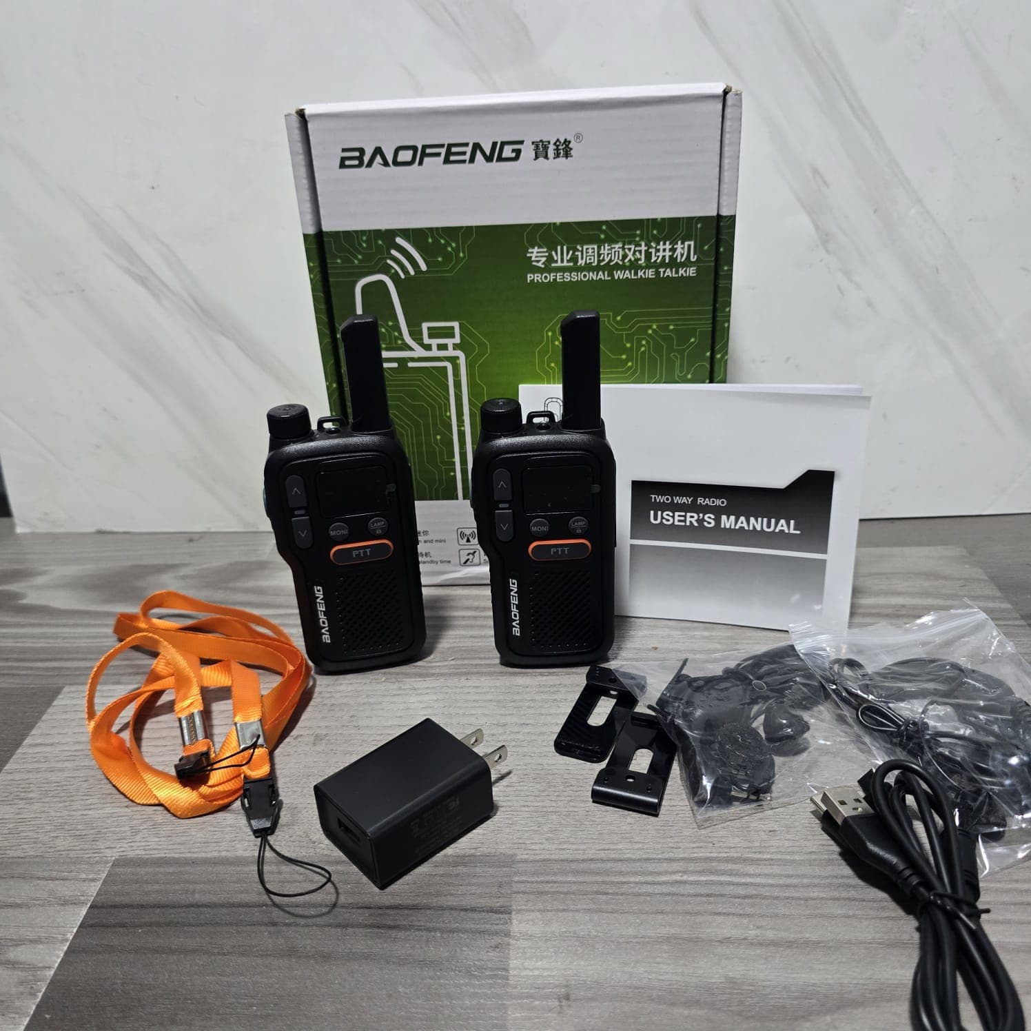 BAOFENG T18 TIPO C – PACK DE 2